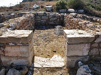 Anemospilia: The Central Room from the North