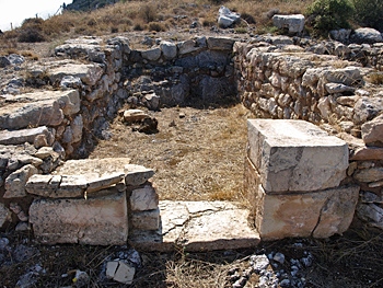 Anemospilia: The East Room from the North