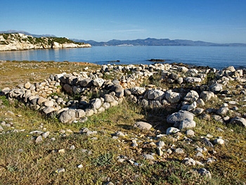 Gournia harbour: The store house