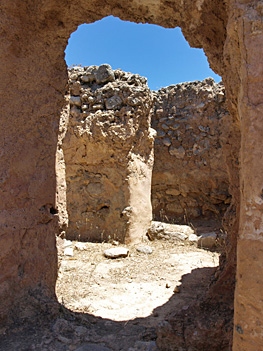 Vasiliki: View of EMIIB1 building, (south east corner) also known as the Red House